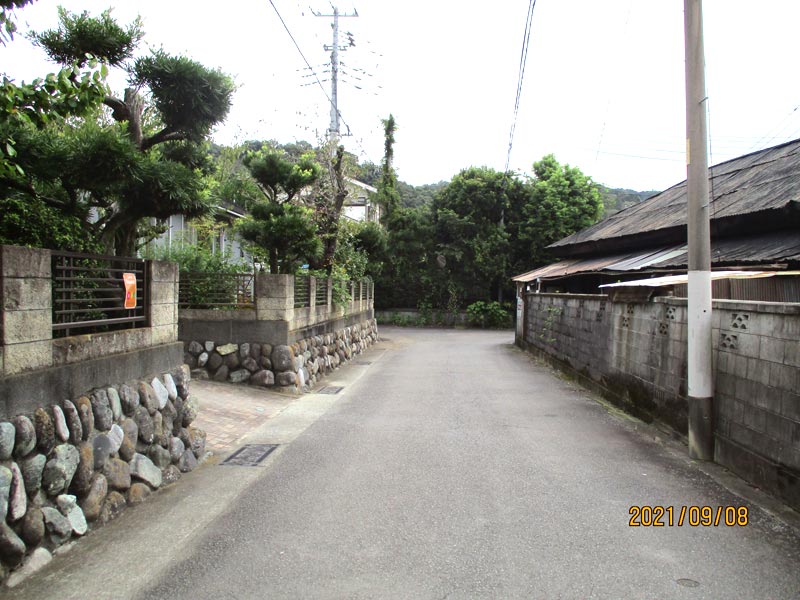 崇泉寺跡道順